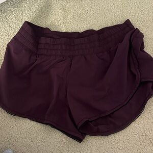 Lululemon Athletica Dark Purple Athletic Shorts
